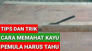 cara memahat kayu yang benar