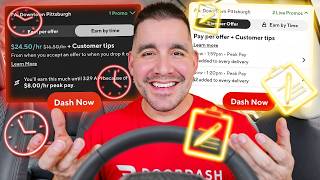 DoorDash Dasher: Earn By Time vs Earn Per Offer (COMPLETE Guide 2025)