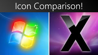 Windows 7 vs Mac OS X 10.6 Icons!