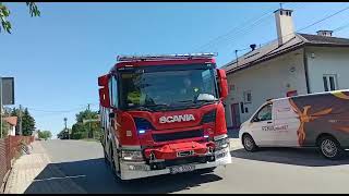 [WHELEN]WYJAZD ALARMOWY ZASTĘPU 339[R]40 GBARt SCANIA P360 Z OSP KSRG STOBIERNA DO OWADÓW W JASIONCE