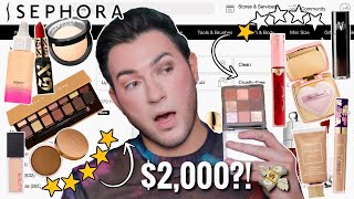 I spent $2,000 on the best AND worst rated Sephora makeup... are reviews accurate?