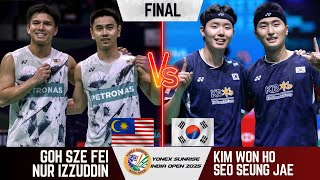 AMAZING FINAL !| Goh/Izzuddin (MAS) vs KIM Won Ho/SEO Seung Jae (KOR) | India Open 2025 Badminton |