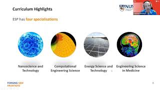 NUS CDE E-Open House 2022 | Engineering Science Programme Information Session