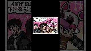 Mike and Abby Meet Mangle in the FNAF 2 Movie | FNAF Comic Dub #shorts