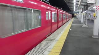 名鉄堀田駅1番線　普通犬山行き発車