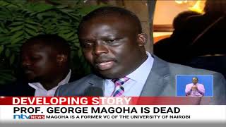 Family and friends mourn Prof. George Magoha
