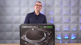 Denon DJ VL12 Prime Turntable Unboxing \u0026 First Look