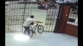 Ladrón entró a un colegio y robó bicicleta de deportista que vendió hasta lechona para conseguirla