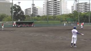 八尾BCvs大阪ウイング７回表2014-10-05