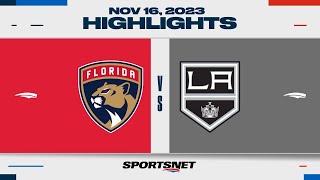 NHL Highlights | Panthers vs. Kings - November 16, 2023