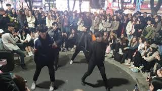 20191101. MAXXAM. EXO 'THE EVE' COVER. ENJOYING FASCINATING BUSKING WITH CHEERING AUDIENCE.