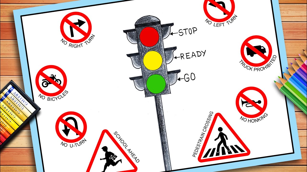 Traffic Rules Traffic Signs Road Traffic Signs Traffic Symbols Free