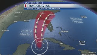 Storm Team 2 tracking possible scenarios for Hurricane Ian