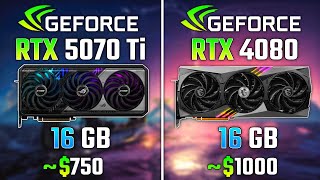 NVIDIA RTX 5070 Ti vs RTX 4080 | Test in 6 Game