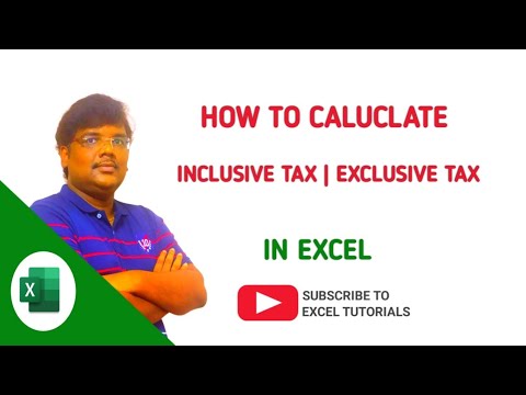 How do you calculate tax backwards?