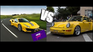 New RSR Killer!!! Porsche 911 carrera RSR vs Ferrari 488 Pista.