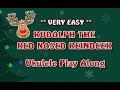 Rudolph The Red Nosed Reindeer - Very Easy Ukulele Play Along - Christmas