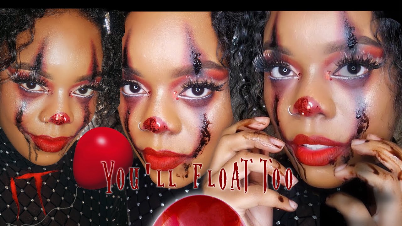 I TURNED MYSELF INTO A CLOWN ! | IT PENNYWISE HALLOWEEN MAKEUP TUTORIAL ...