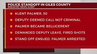Man arrested following Giles County standoff