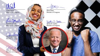 Warqadii Ilhan Omar u dirtay M. Biden oo 430 soomali ah ka badbaadisay musaafurin lagu samayn lahaa