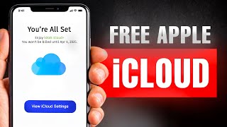 How to Get FREE  iCloud Storage on iPhone 2025!