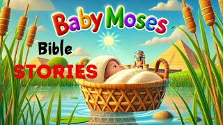 🌊👶 Baby Moses in the Basket  | Animated Bible Story for Kids | Sir Kerks kIds Bible Adventures 🌊👶