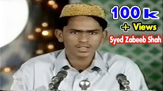 Syed Zabeeb Masood Shah Best Naat in Competition on PTV - Memories