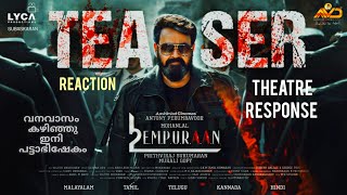 Empuraan Teaser  Response l #L2E empuraan #Mohanlal #prithviraj #murali gopi #reaction