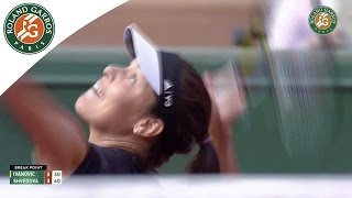 A. Ivanovic v. Y. Shvedova 2015 French Open Women's Highlights / R128