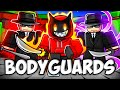 I Hired BODYGUARDS To PROTECT ME in ROBLOX The Strongest Battlegrounds...