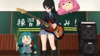 【MMD】K-on 秋山 澪 - 『Akiyama Mio - RED ZONE』.flv