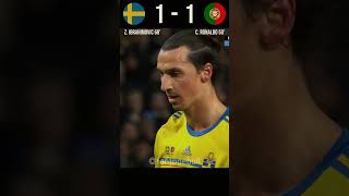Sweden vs Portugal 2-3 2014 Ibrahimovic vs Ronaldo 🐐🐐🐐