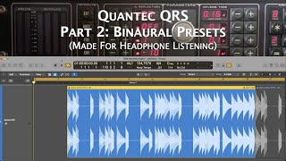 Demo :: Quantec QRS on SH 101 (Aphex Riff), pt.2: BINAURAL