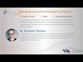 Building your first chatbot in Python - Rachael Tatman | PyData Jeddah