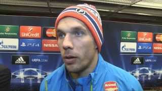 Lukas Podolski: "Der Rest ist die Entscheidung des Trainers" | Galatasaray - FC Arsenal 1:4