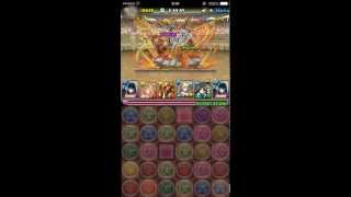 【パズドラ】ランキングダンジョン　ゼウス・ヴァルカン杯β　に特待生イシスで挑戦！