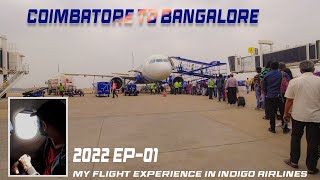 Coimbatore to Bangalore Flight experiences | Indigo Airlines | Tamil Travel Vlog | EP-01 |TravelBugg