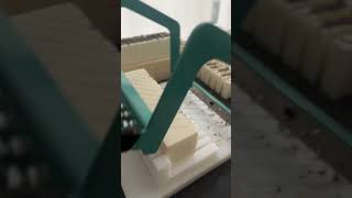 Soap making, cutting, stamping without a trending audio #tallowsoap #tallowskincare #southafrica