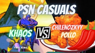 MvC2 - PSN Casuals (MSCyke) Featuring Chilenozkyy and Pollo