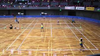 '13 ソフトテニス日本リーグ　女子第4戦　4-3