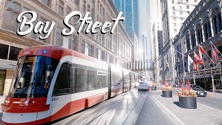 Bay Street Toronto | Financial District Toronto 4K | Spring 2021