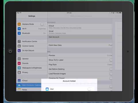 Google Apps on an iPad Google Apps on an iPad