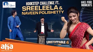 Sreeleela \u0026 Naveen Polishetty amazing dance moves | Unstoppable with NBK | ahavideoIN