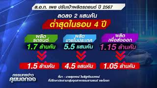 ภาพสะท้อนเศรษฐกิจ!! ส.อ.ท. เผยปรับเป้าผลิตรถยนต์ ปี 2567 ลดลง 2 แสนคัน ต่ำสุดในรอบ 4 ปี