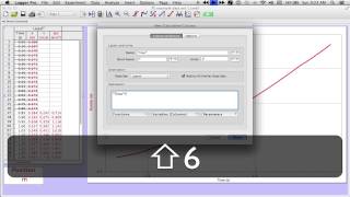 How to linearize data in LoggerPro 3.8