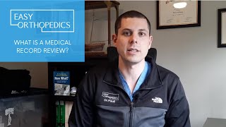 What is a medical record review?