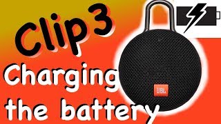 Charging the Battery of JBL Clip3