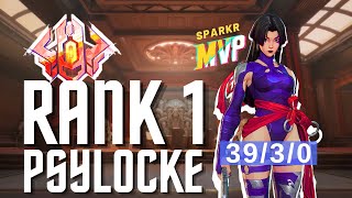 SparkR | Rank 1 Psylocke Gameplay | Season 0