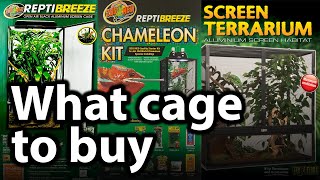 What cage does a chameleon need | Where to buy a chameleon enclosure