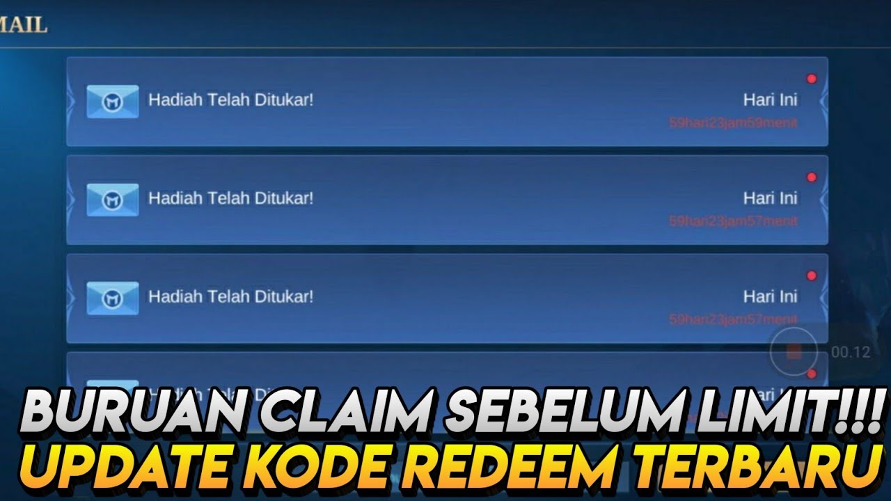 UPDATE!!! KODE REDEEM TERBARU MOBILE LEGEND FULL TUTORIAL! - YouTube